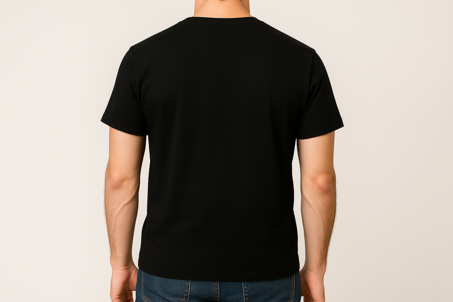 TV Glitch Men's 100% Cotton Printed Regular Fit Round Neck T-Shirt
