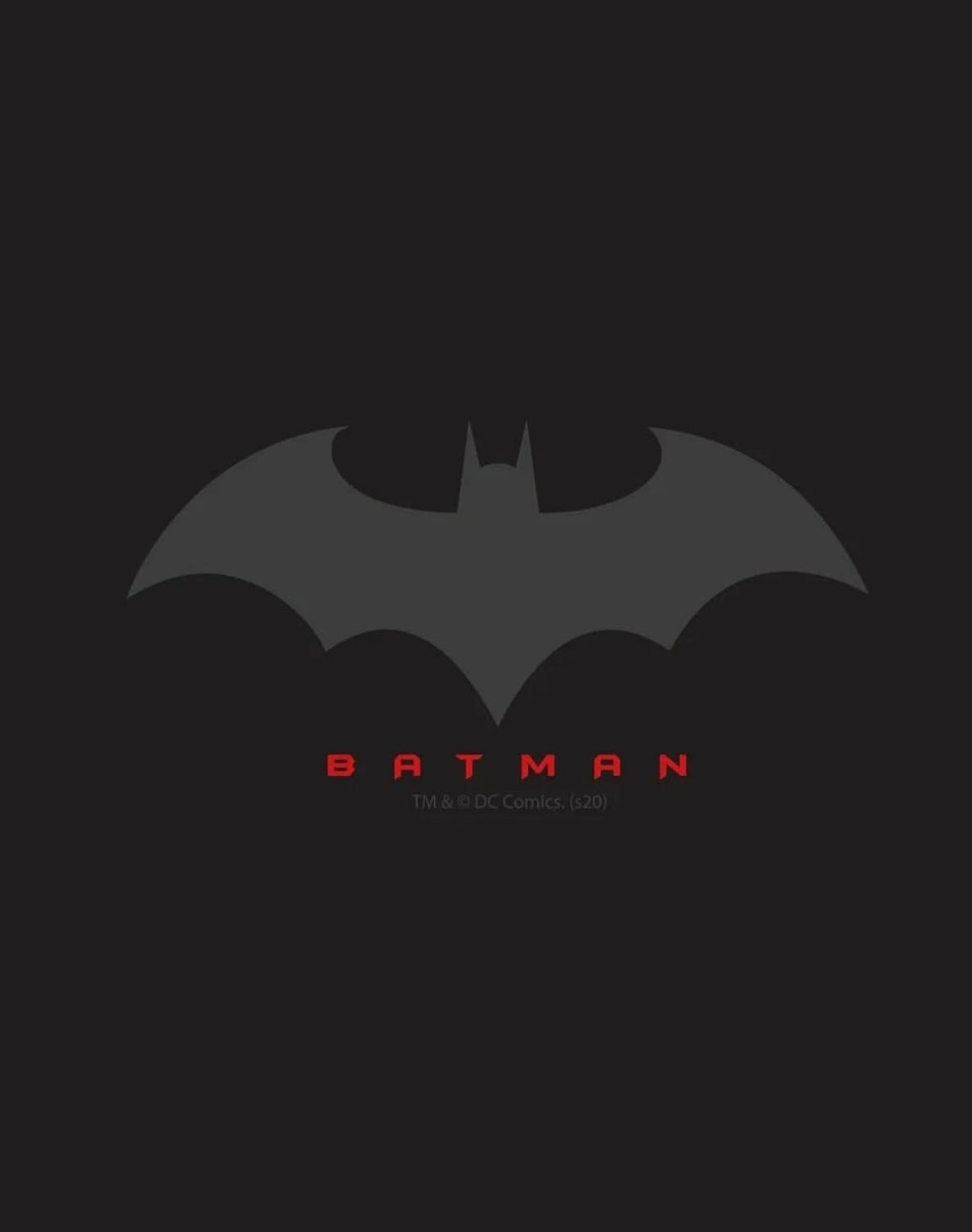 Wishmen DC Merchandise Batman Men's 100% Cotton Printed Regular Fit Round Neck T-Shirt