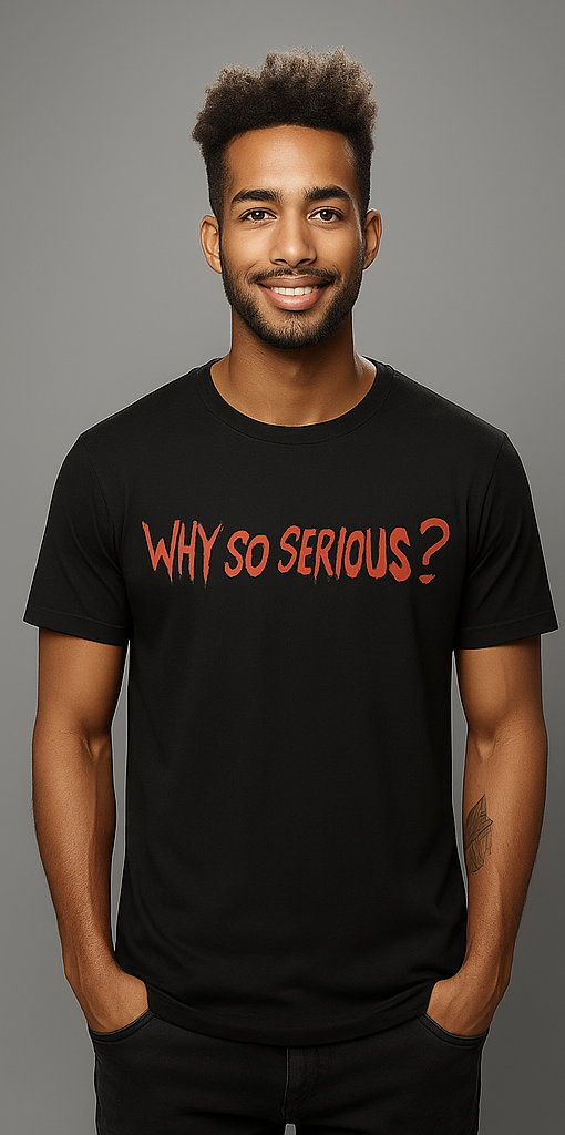 Wishmen DC Merchandise Joker Men's 100% Cotton Printed Regular Fit Round Neck T-Shirt